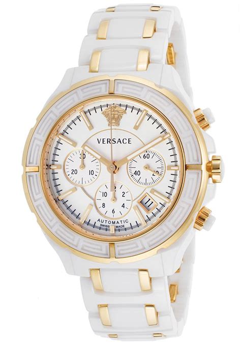 versace white ceramic watch|where to buy Versace watches.